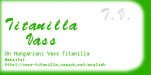 titanilla vass business card